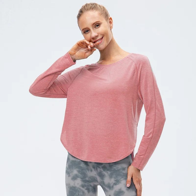 Tee Shirt Yoga Femme | Zen Manche longue cool : super confort