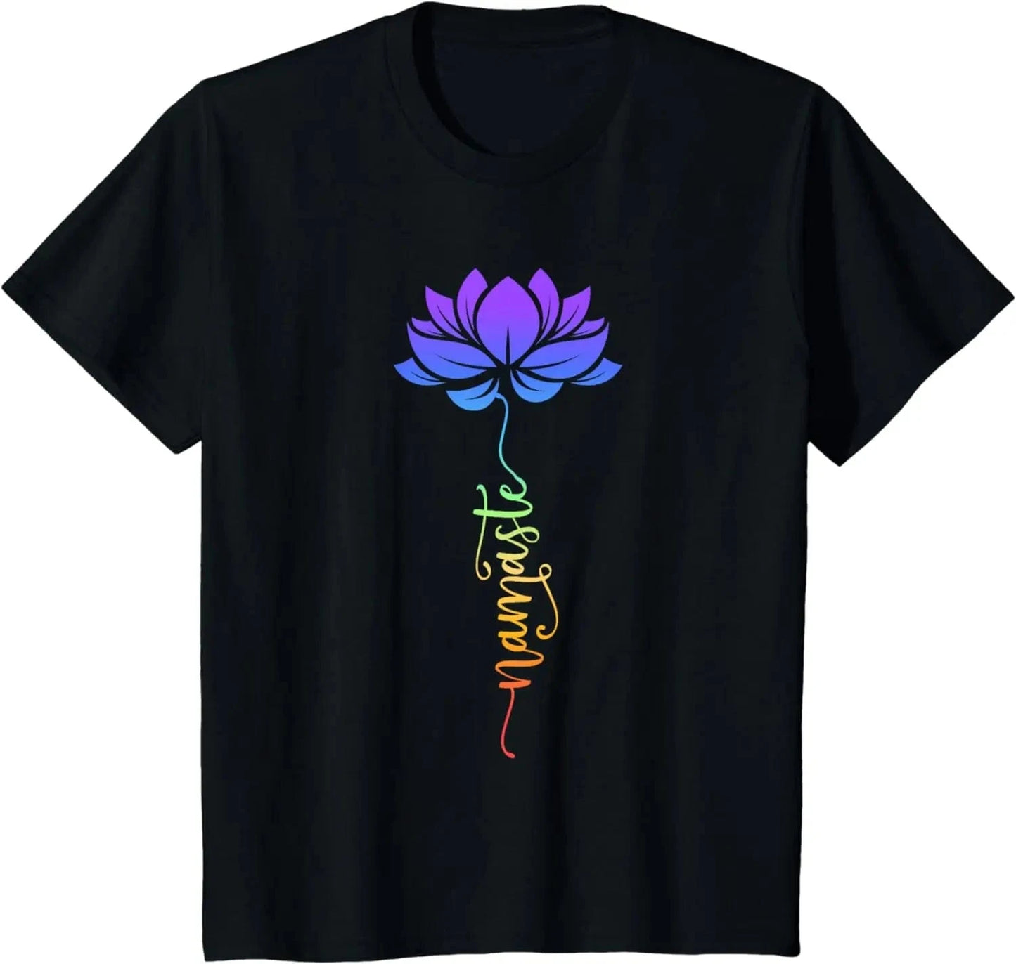 Tee Shirt Yoga Femme | Zen Namaste Flower Namaste Flower / XXXL
