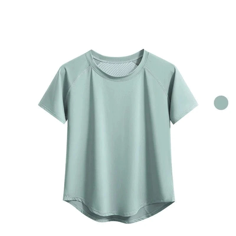Tee Shirt Yoga Femme | Zen Premium Mcourt : légèreté maximale Green Top / 4XL