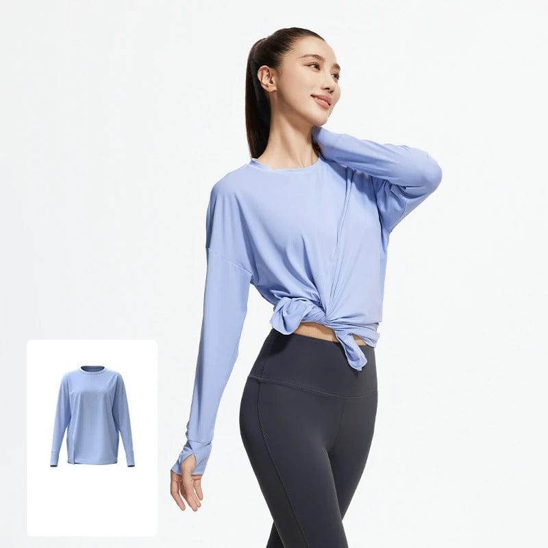 Tee Short Yoga Femme | Zen Ample Fente : confort premium