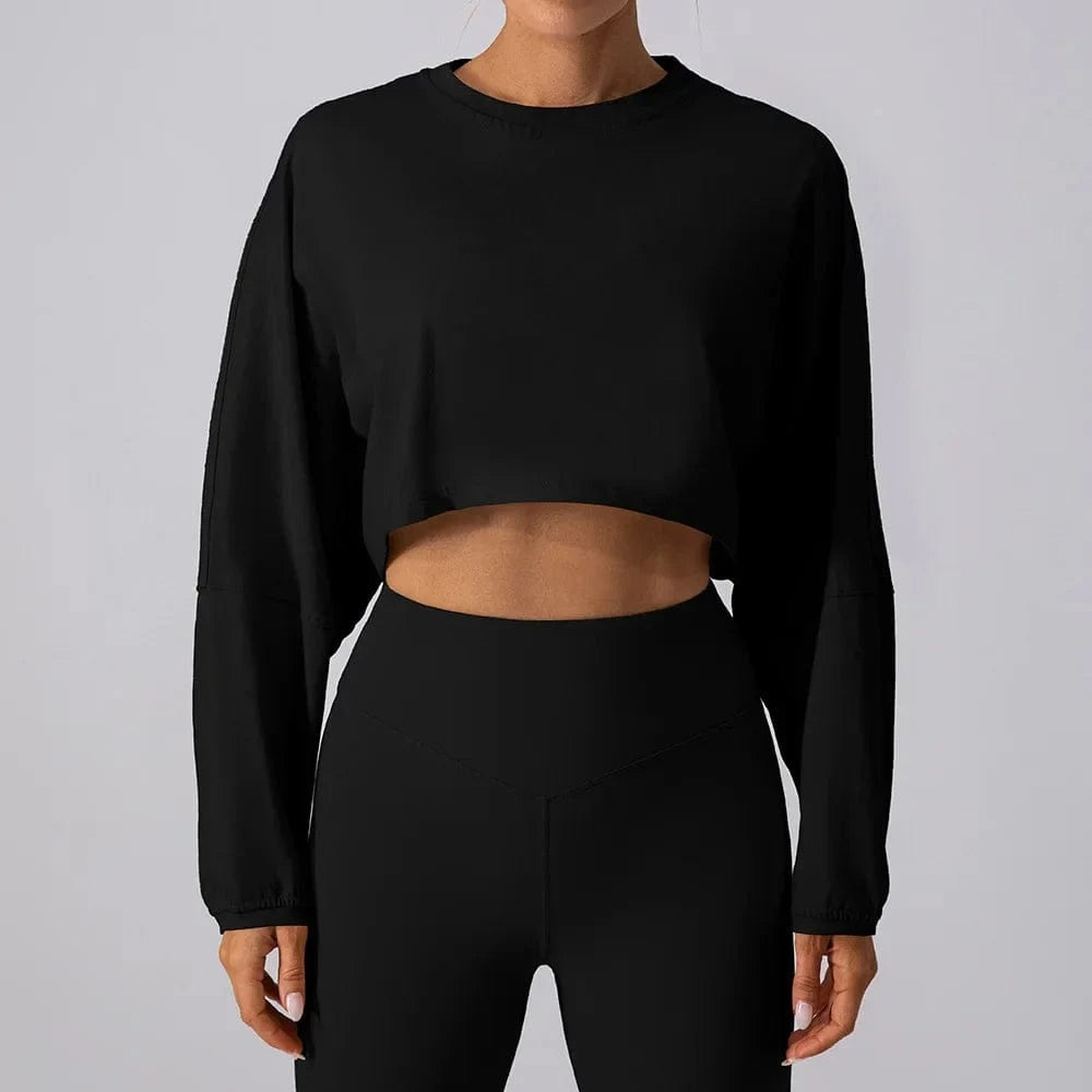 Tee Short Yoga Femme | Zen Long Wave Black / S 4