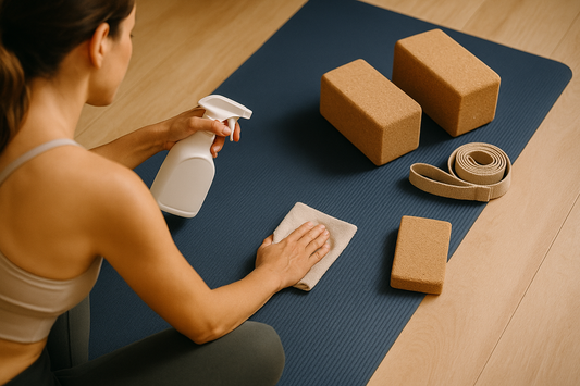 Blog Nettoyage de son matériel de yoga