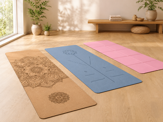 Tapis de yoga liège ou PVC ou TPE : lequel choisir pour votre pratique ?