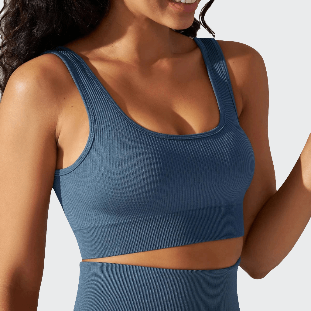 Brassiere Yoga | Top Chic Aqua Blue / L