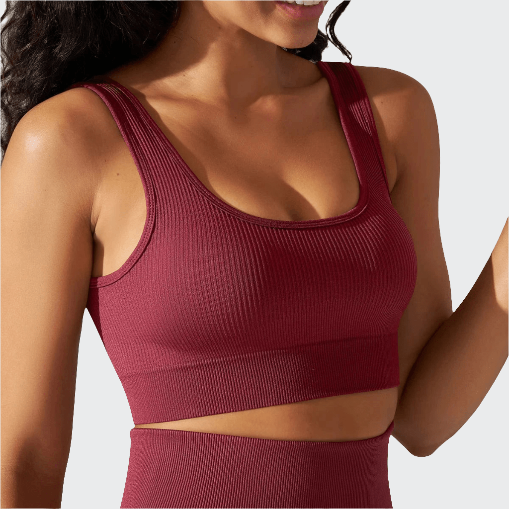 Brassiere Yoga | Top Chic Wine Red / L