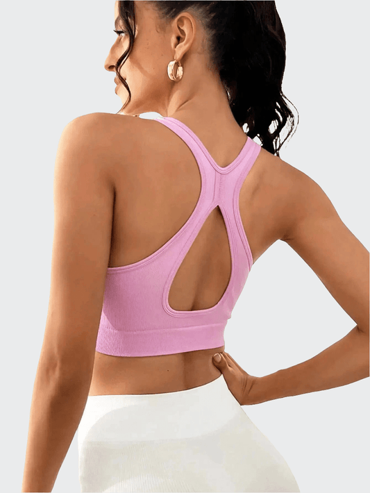 Brassiere Yoga | Top Croix Pink / L