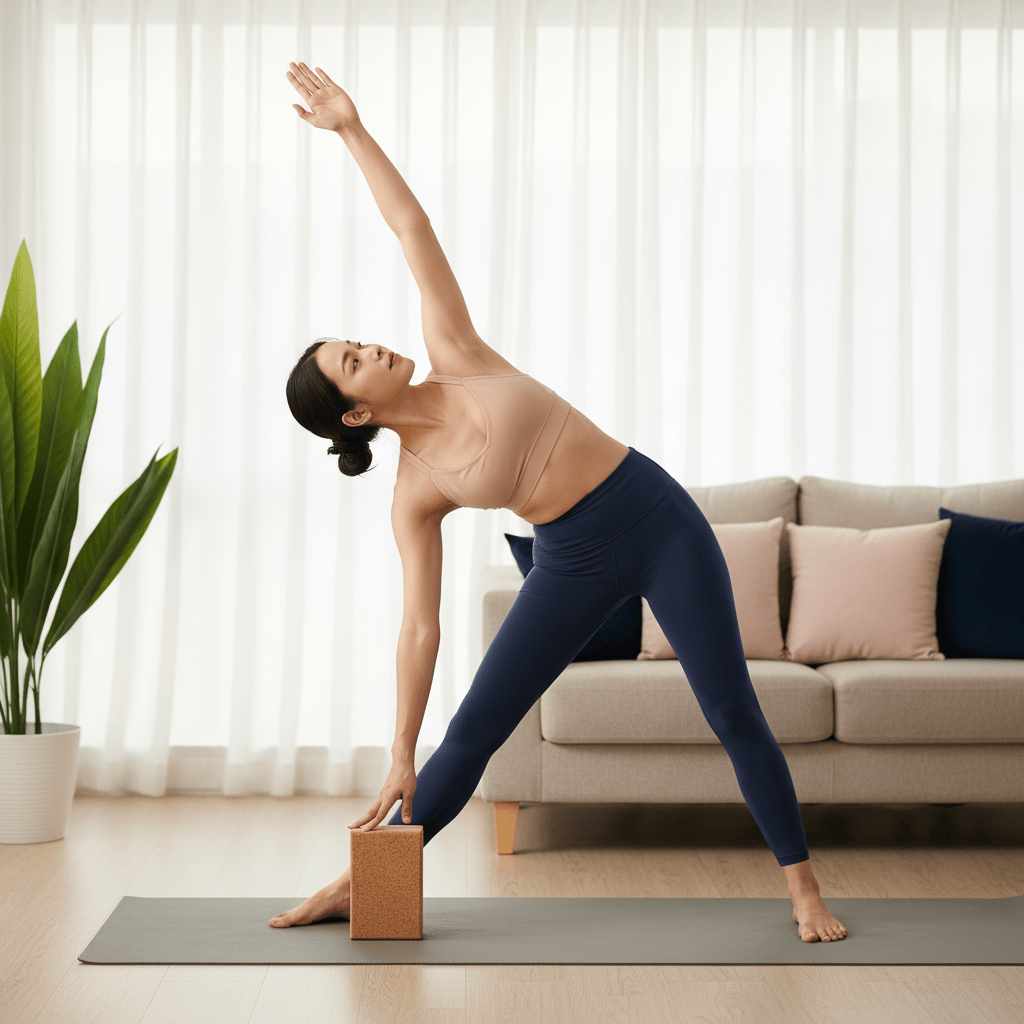 Brique yoga | Naturel : pour une pratique éco-responsable Chêne Naturel