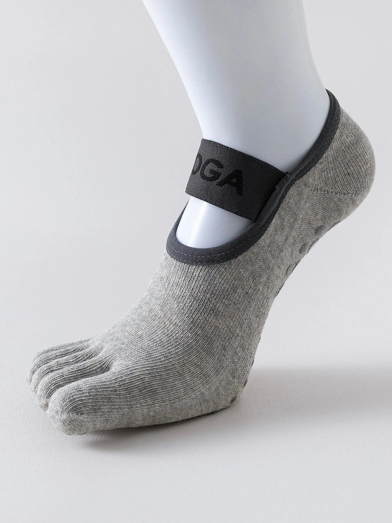 Chaussette pour Yoga | 5 Doigts Femme GRAY