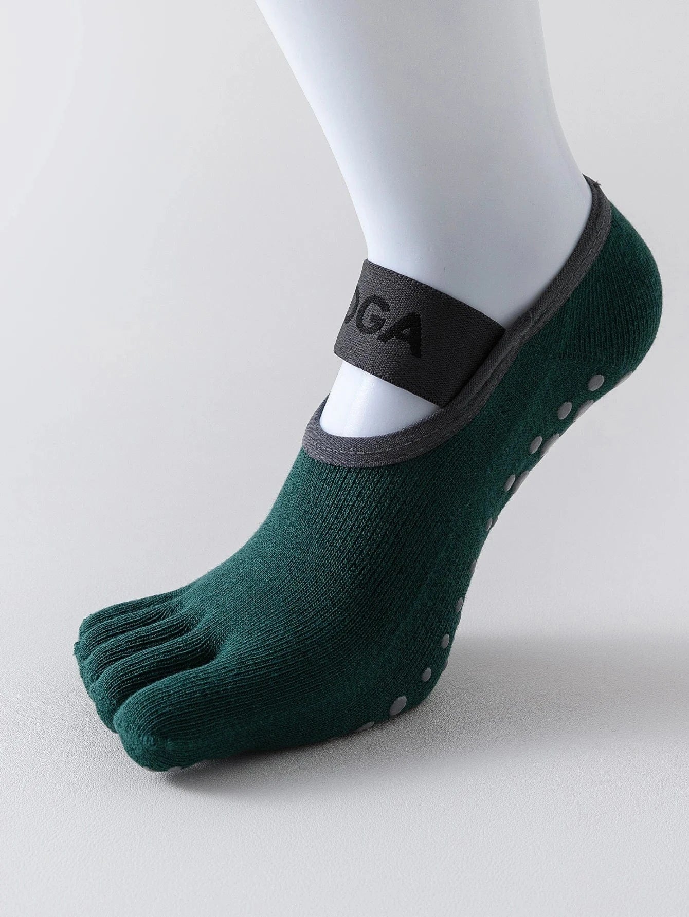 Chaussette pour Yoga | 5 Doigts Femme green