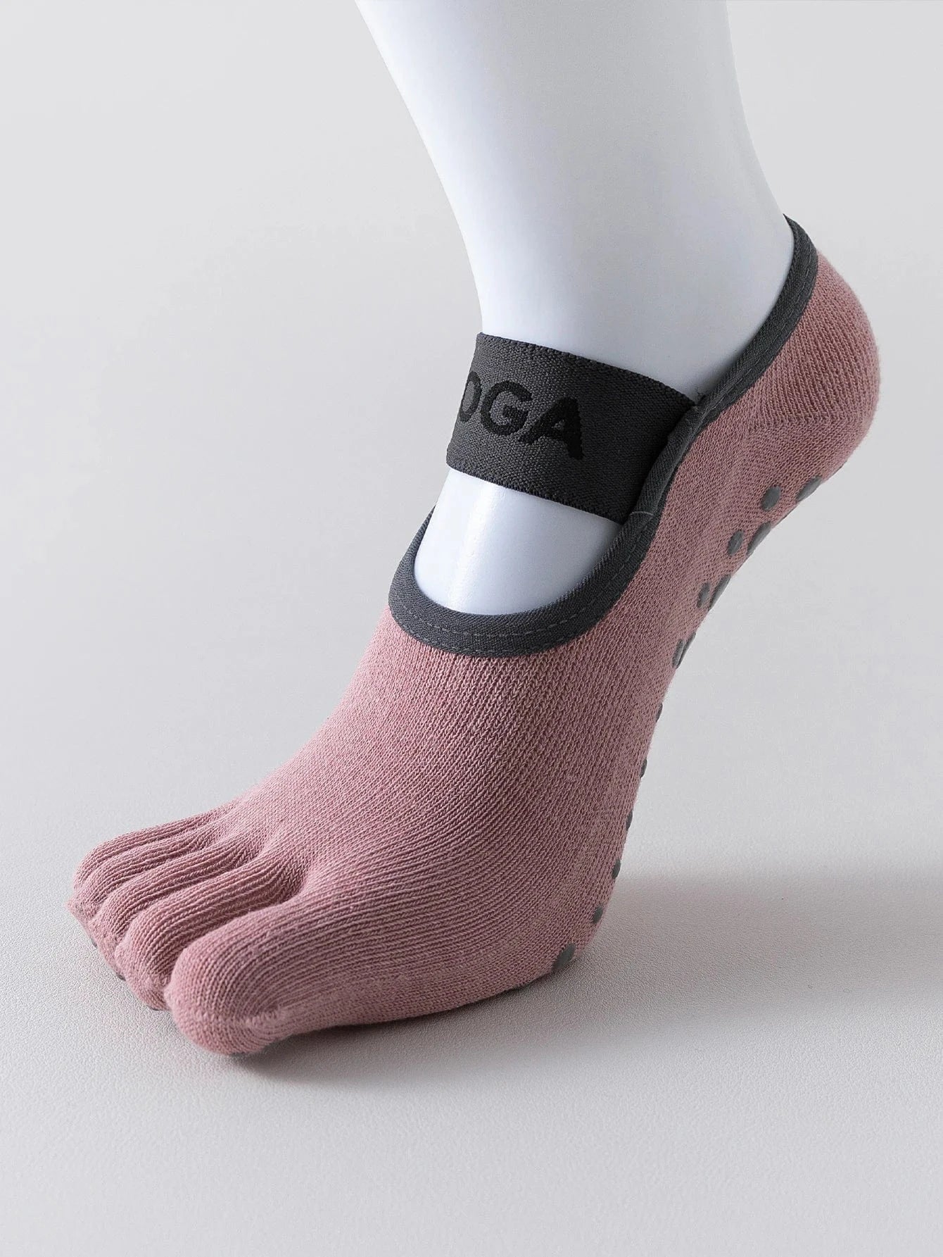 Chaussette pour Yoga | 5 Doigts Femme Pink