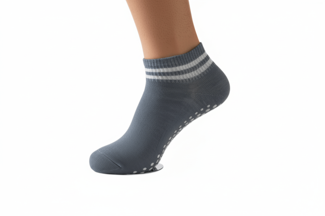 Chaussette Pour Yoga | Trait Bi-Color : confortable et stable