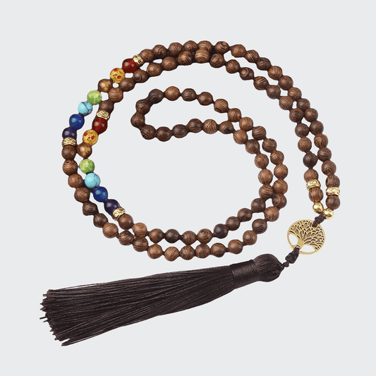 Collier 7 Chakras | Arbre Vie 6mm| Zenyopi 6mm Life Tree