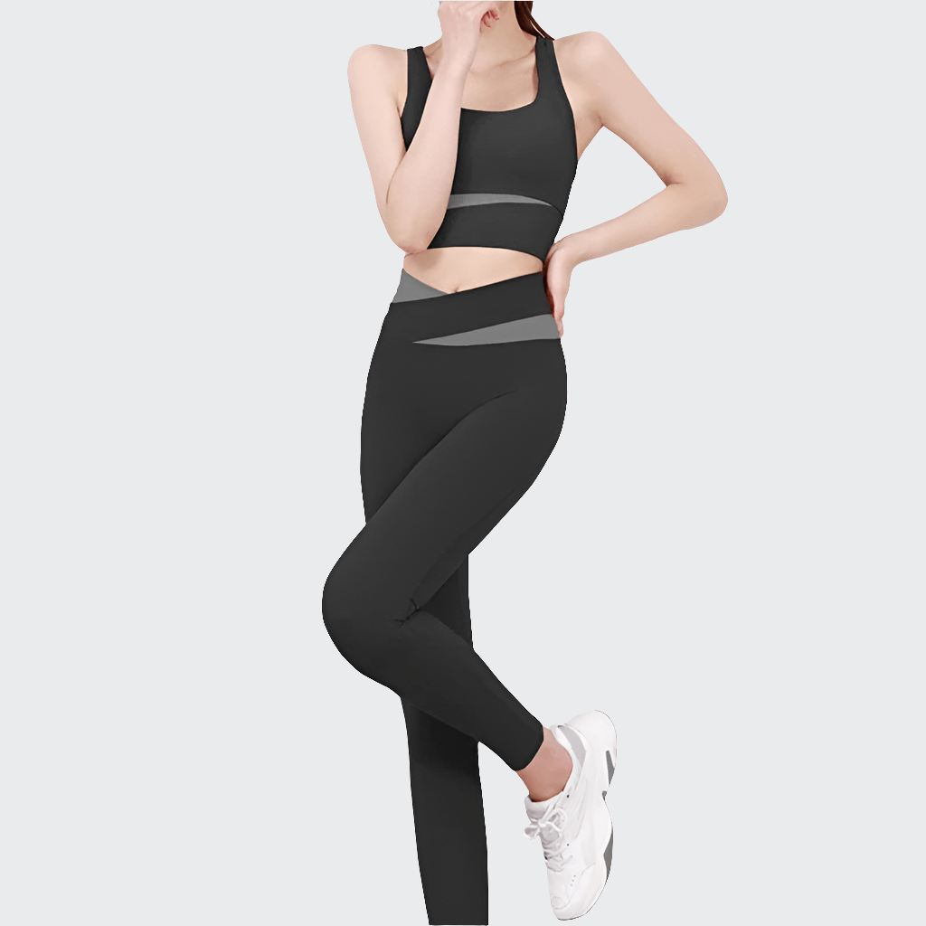 Combinaison Yoga | Croise 2PCS black / XL