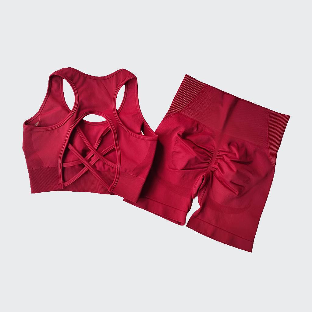 Combinaison yoga | Zen Croix Summer Angola Red / L