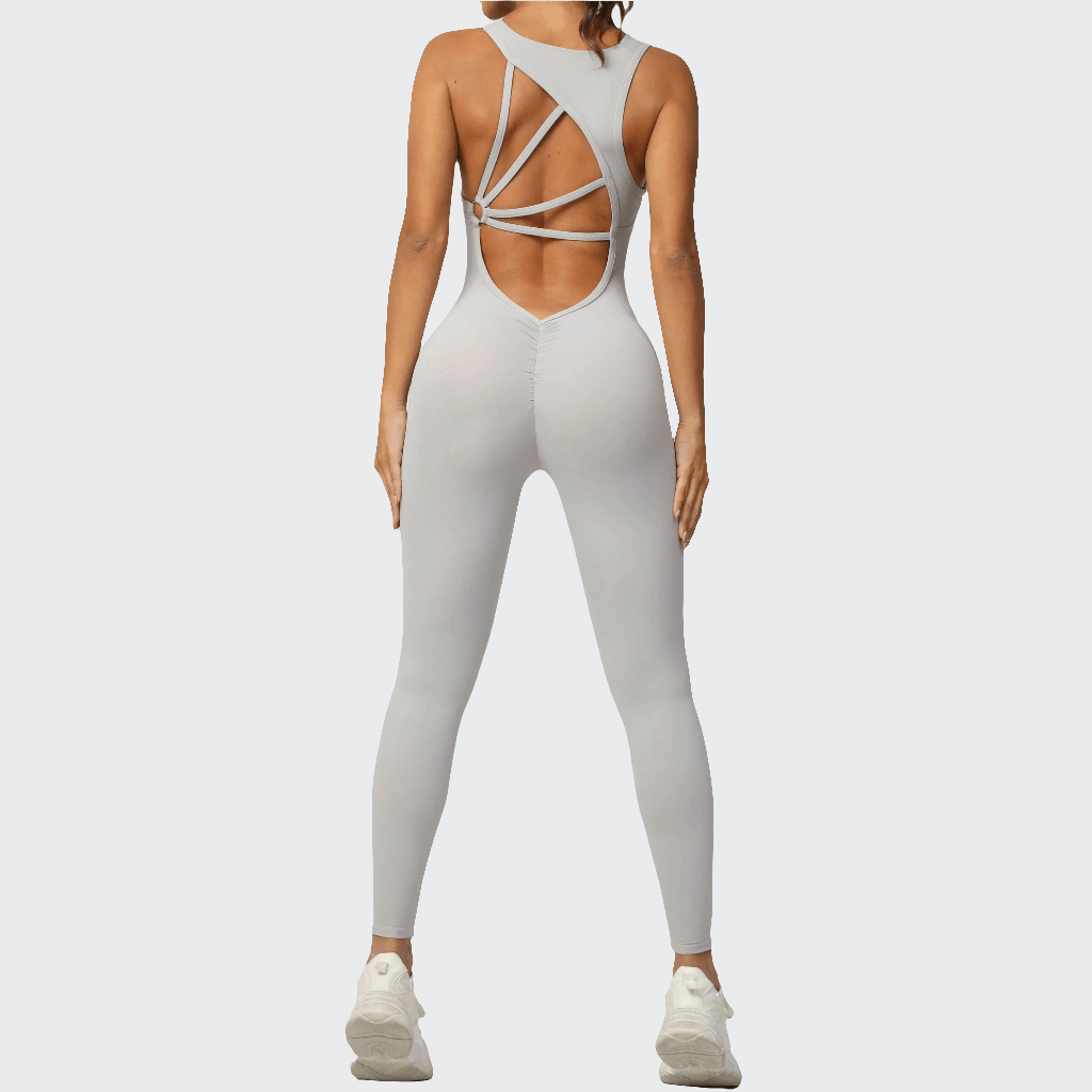 Combinaison Yoga | Zen Dos Design light grey / L
