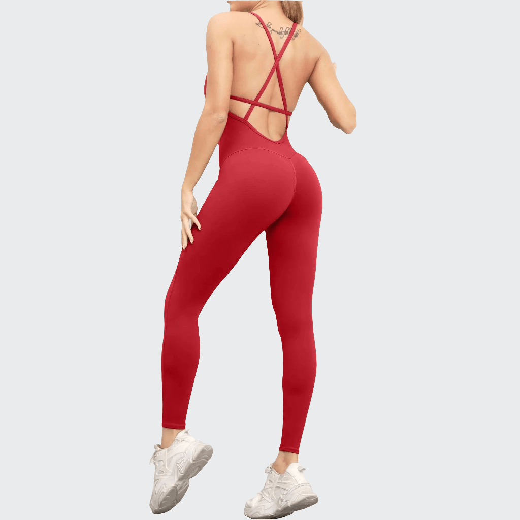 Combinaison Yoga | Zen Lacet bright red / S