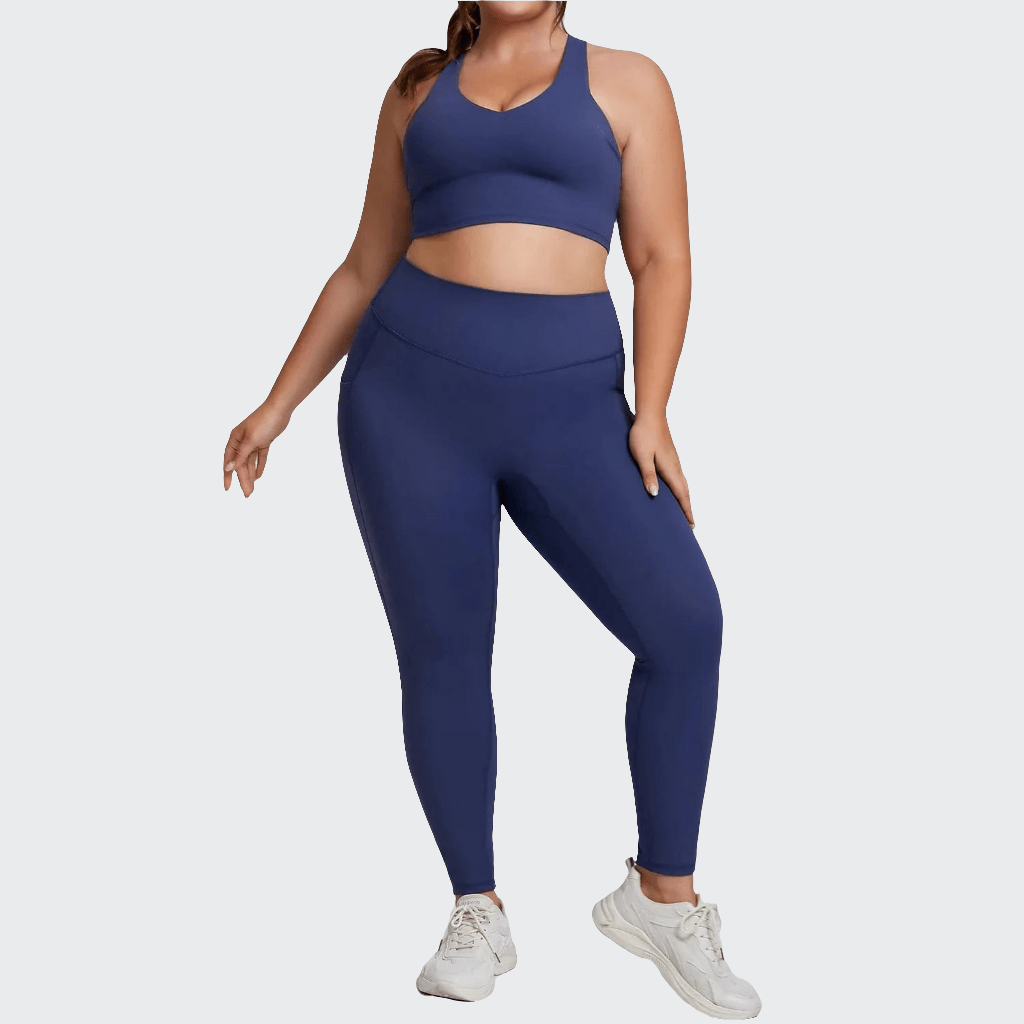 Combinaison yoga | Zen Plus Yoga 2pcs set - Navy Blue / XS