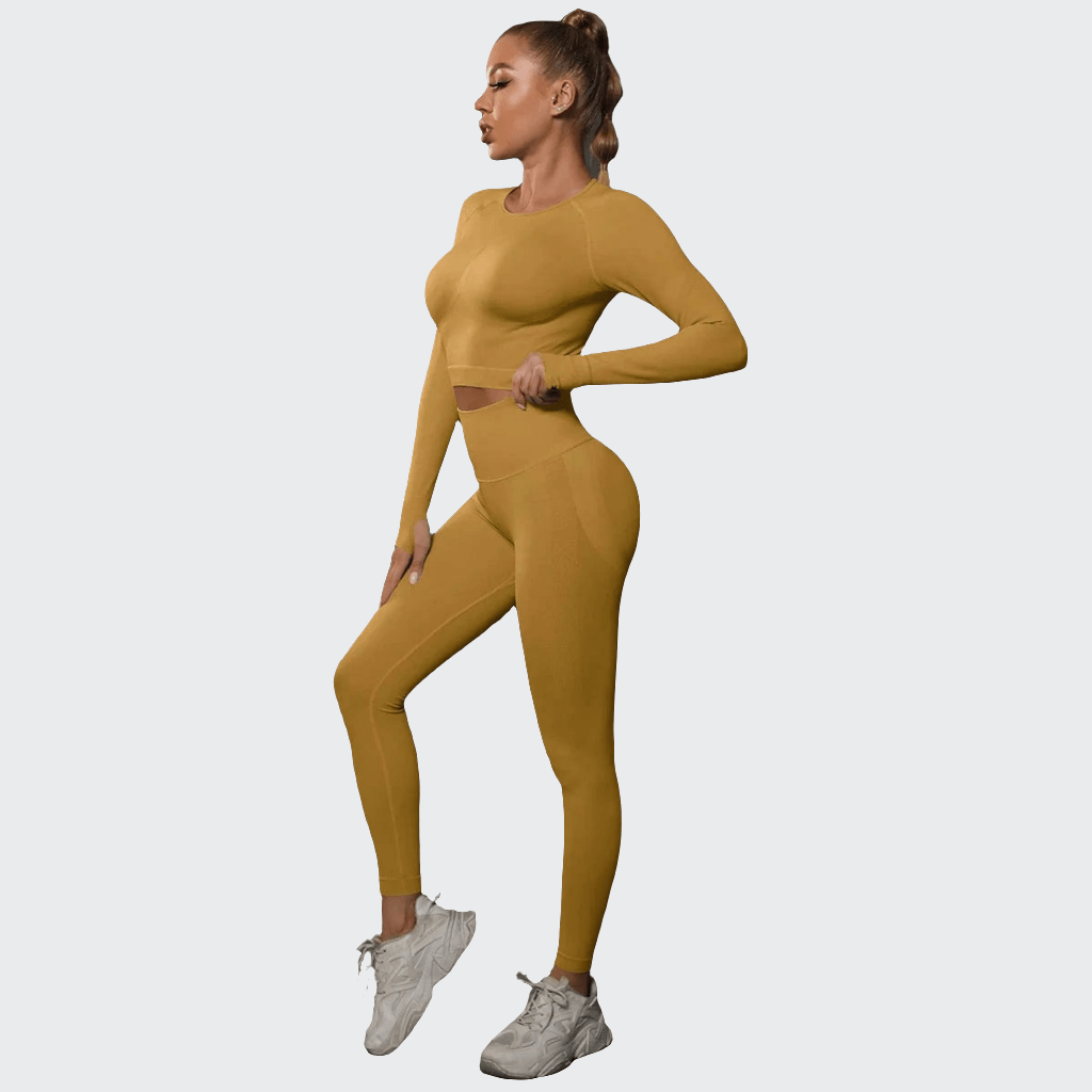 Combinaison yoga | Zen Push 2PCS Yellow / S