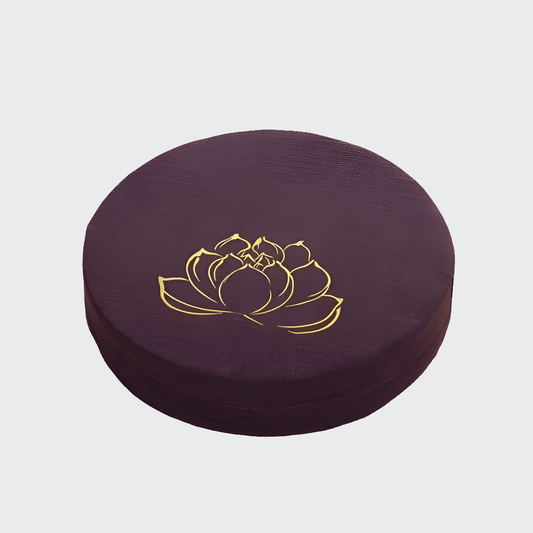 Coussin Yoga | Zen Mandala Purple embroidery / 40X6 CM
