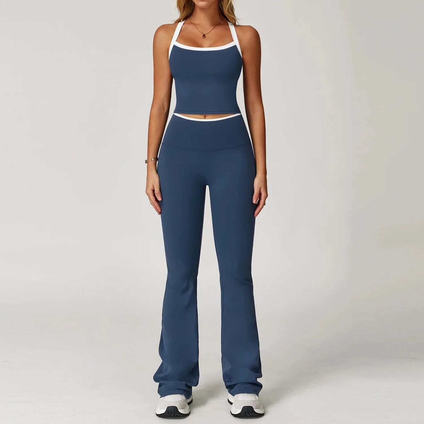 Ensemble Yoga Femme | Zen Bi-Color Large Badge Blue Set 2 / XL