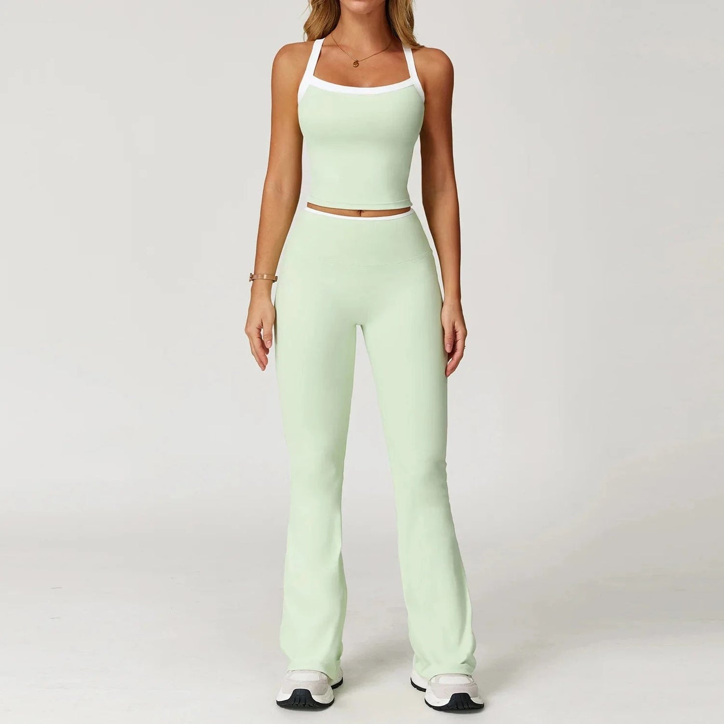 Ensemble Yoga Femme | Zen Bi-Color Large Fruit Green Set 2 / XL