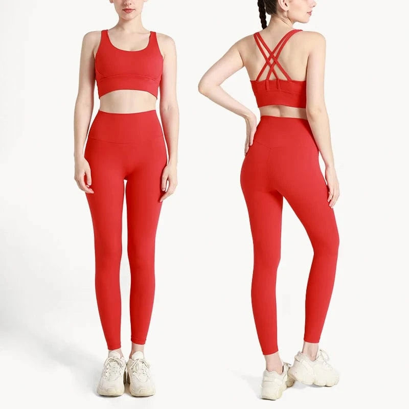 Ensemble Yoga Femme| Zen Full Color Red / XL