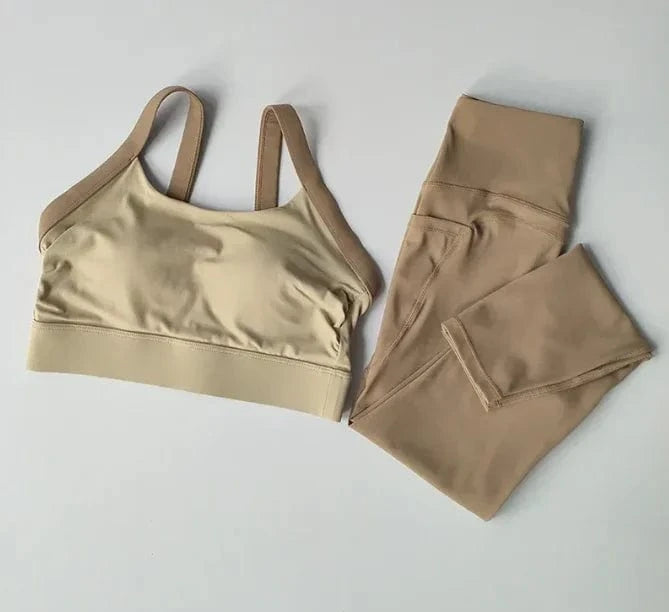 Ensemble Yoga Femme | Zen Happy Yoga : confort et élégance ! coffee / XL
