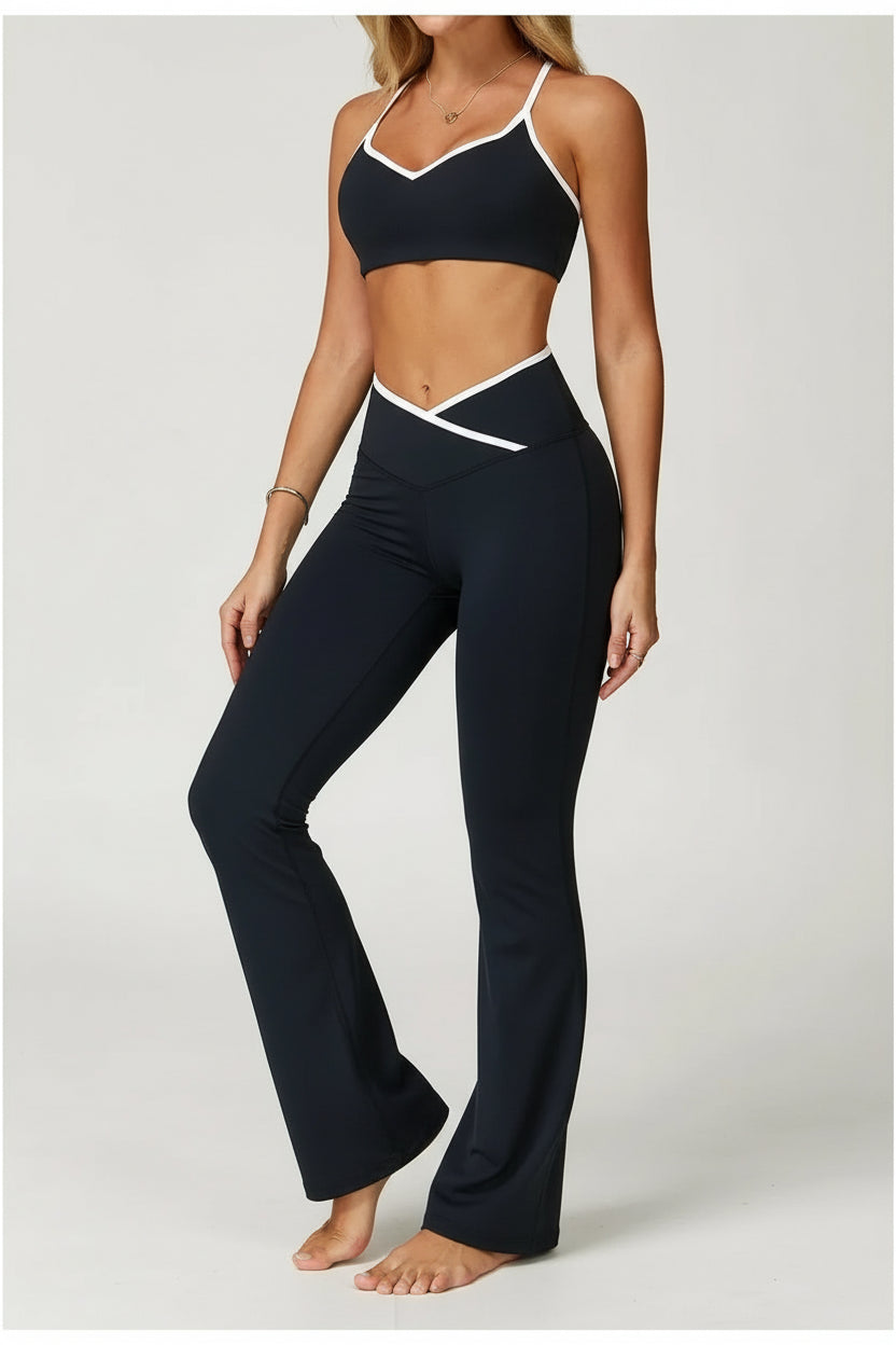 Ensemble Yoga Femme | Zen Look Evase : ultra confortable, bas evasé.