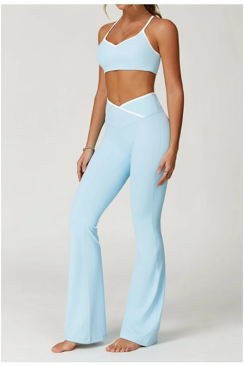 Ensemble Yoga Femme | Zen Look Evase : ultra confortable, bas evasé.