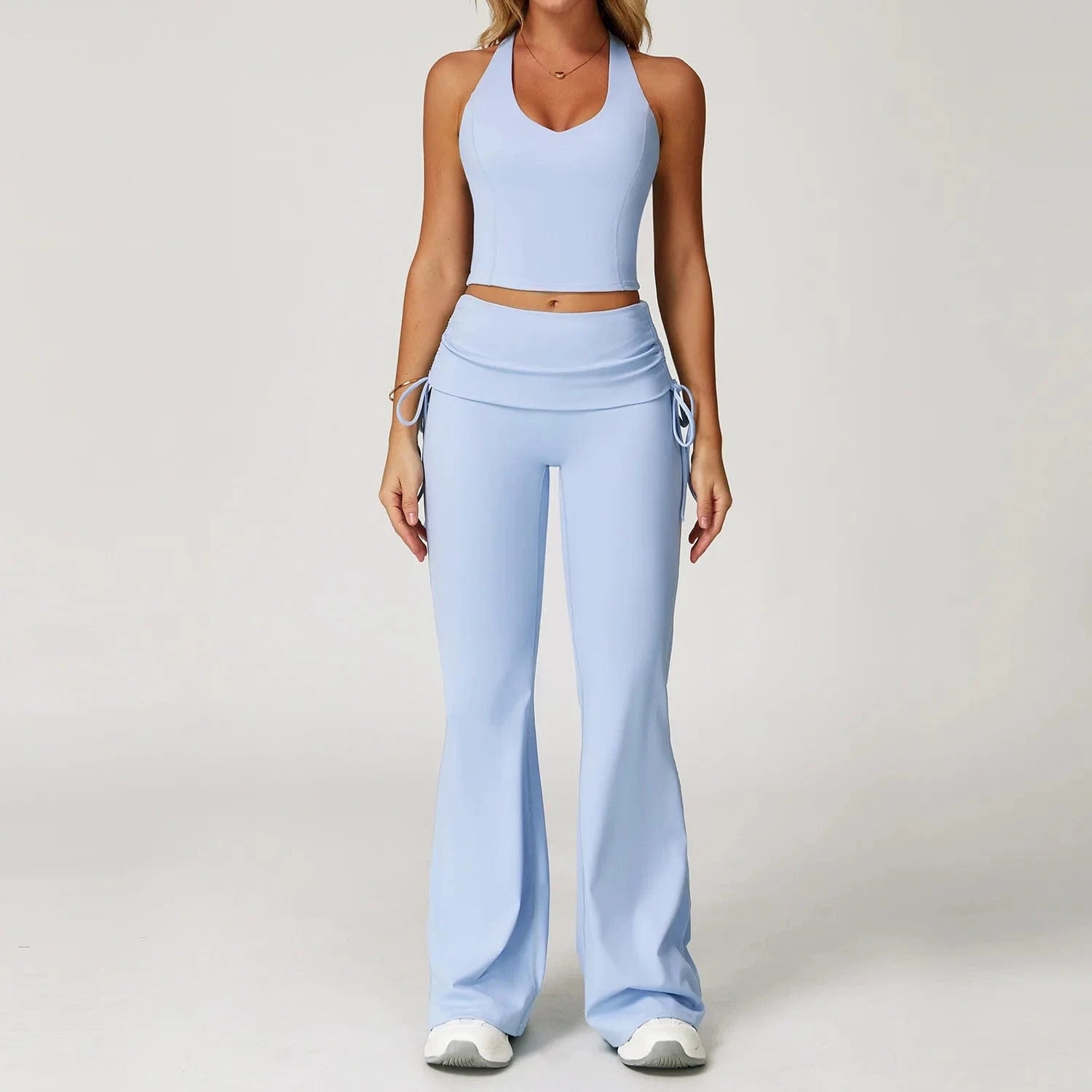 Ensemble Yoga Femme | Zen Pant Ultrafit Sky Grey Blue Set 2 / XL