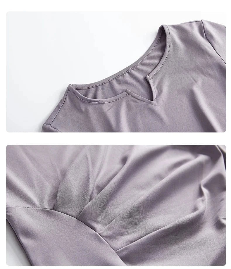 Ensemble Yoga Femme | Zen premium Wave : élégant, confort et style