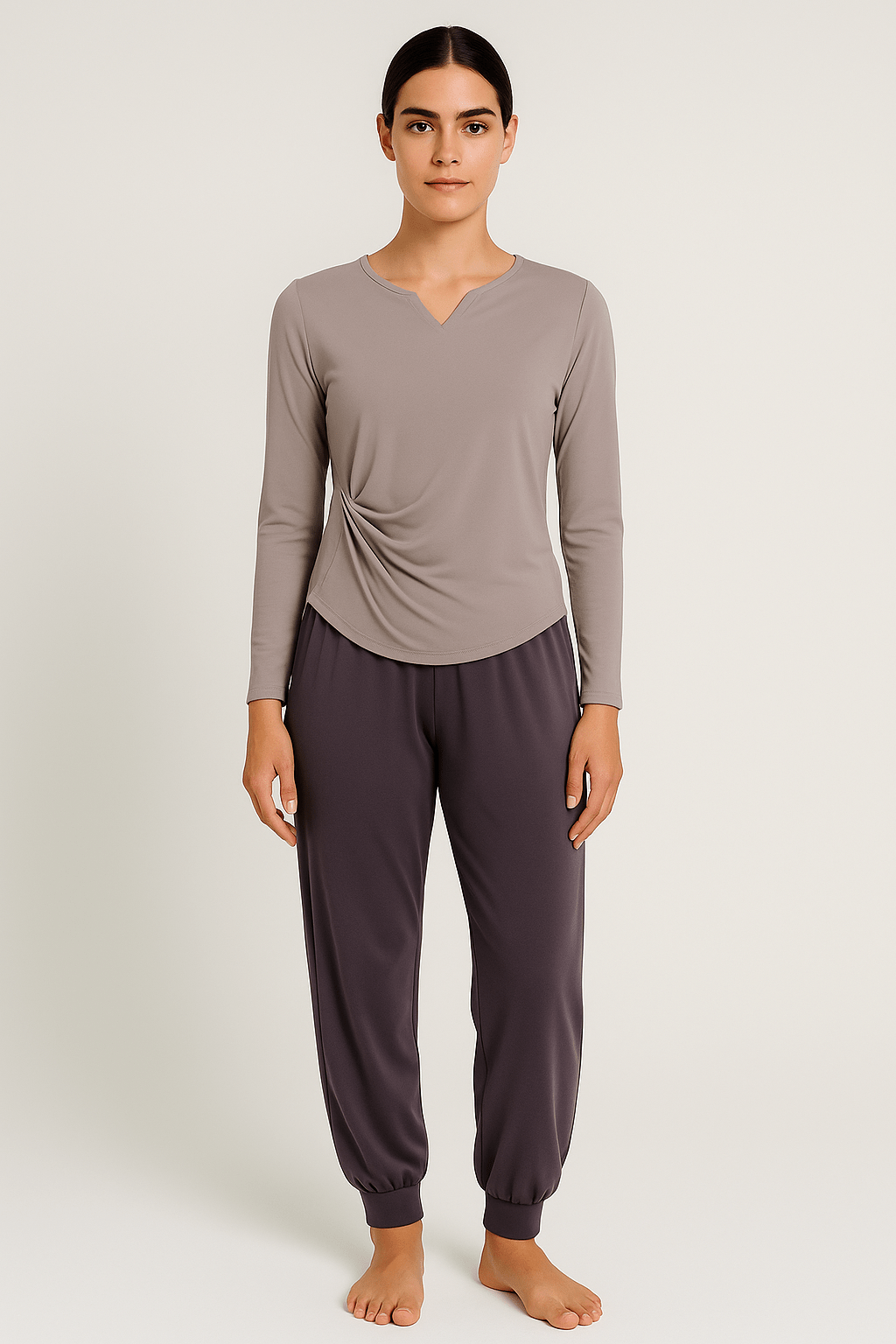 Ensemble Yoga Femme | Zen premium Wave : élégant, confort et style