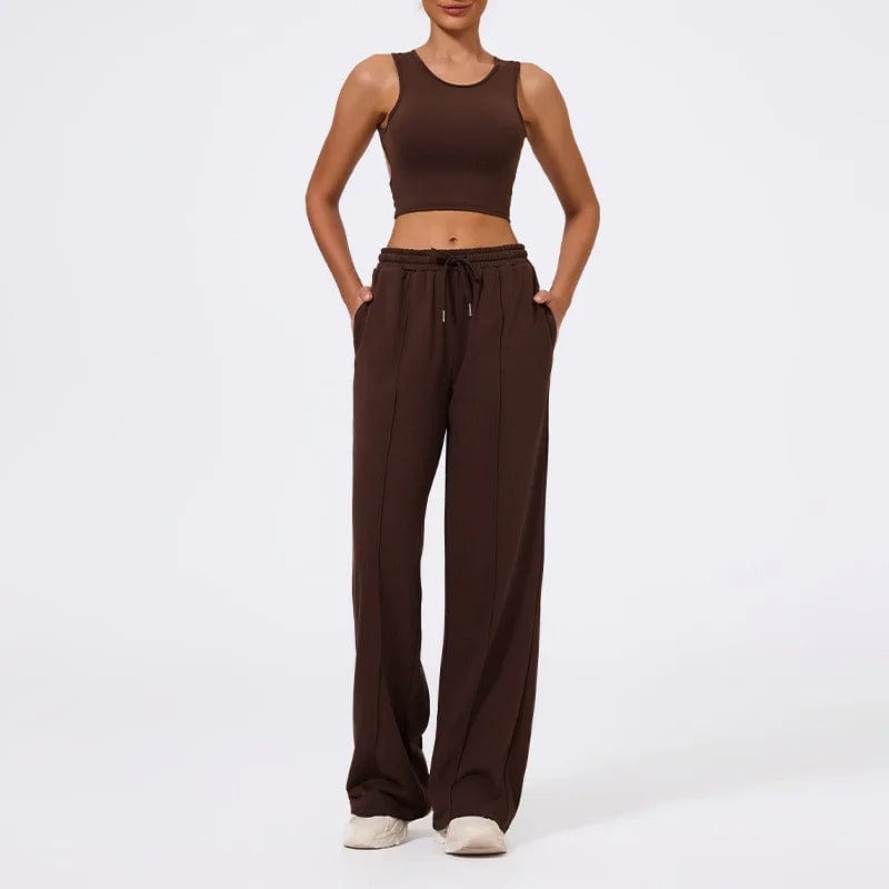 Ensemble Yoga Femme | Zen Style Bras : libéré tous vos mouvements brown / XL