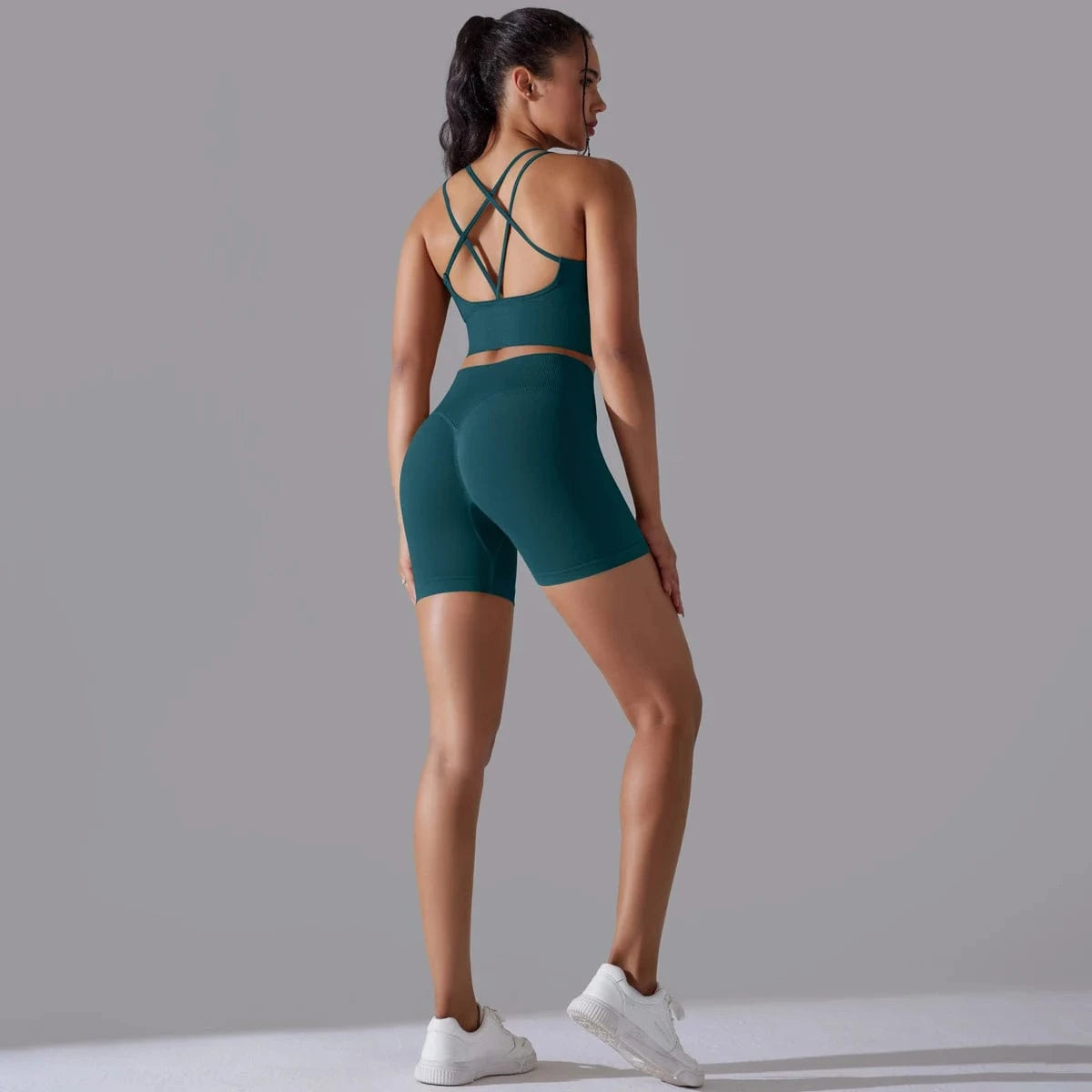 Ensemble Yoga Femme | Zen Summer Style Dark Green / L