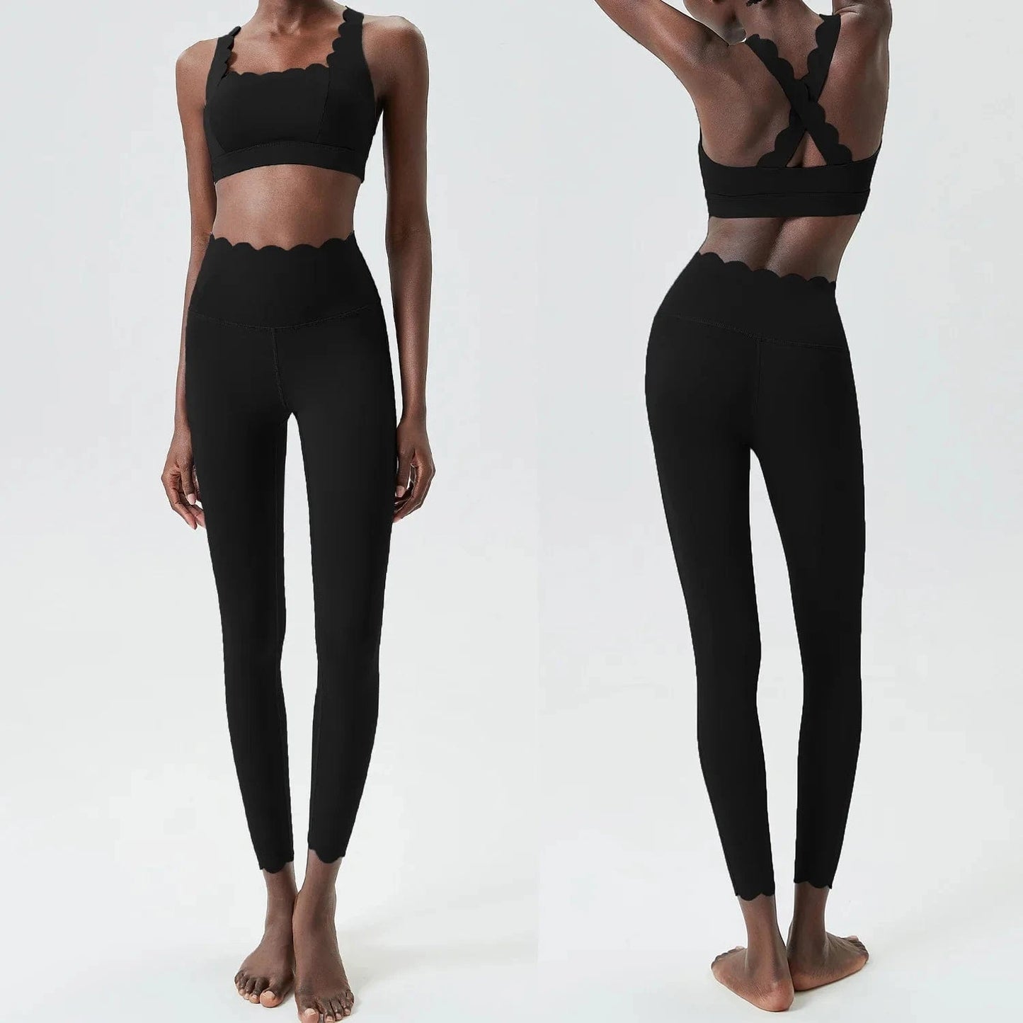 Ensemble Yoga Femme | Zen Yoga Biwave Black / XL