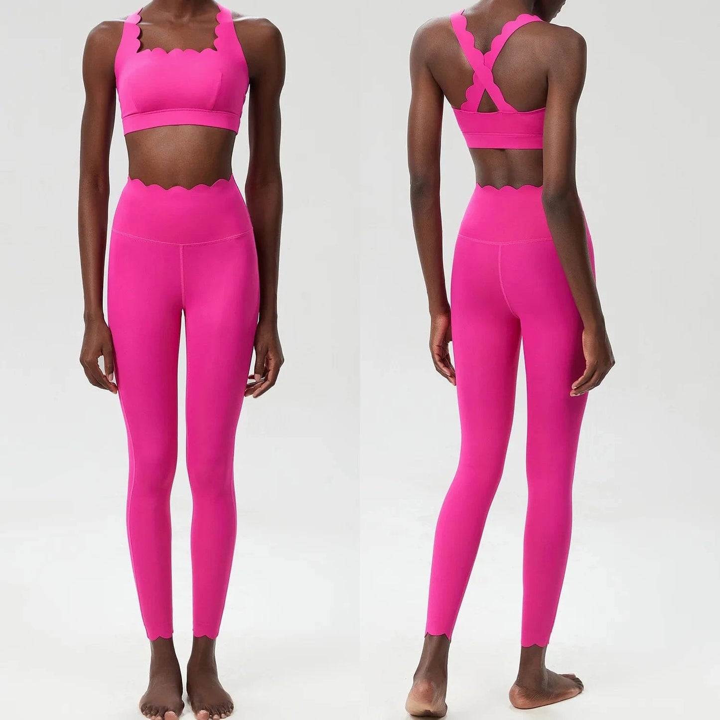 Ensemble Yoga Femme | Zen Yoga Biwave Red / XL