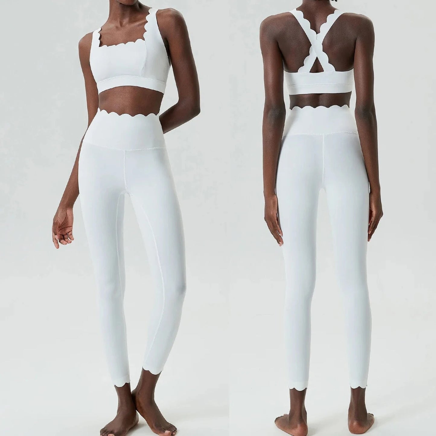 Ensemble Yoga Femme | Zen Yoga Biwave White / XL