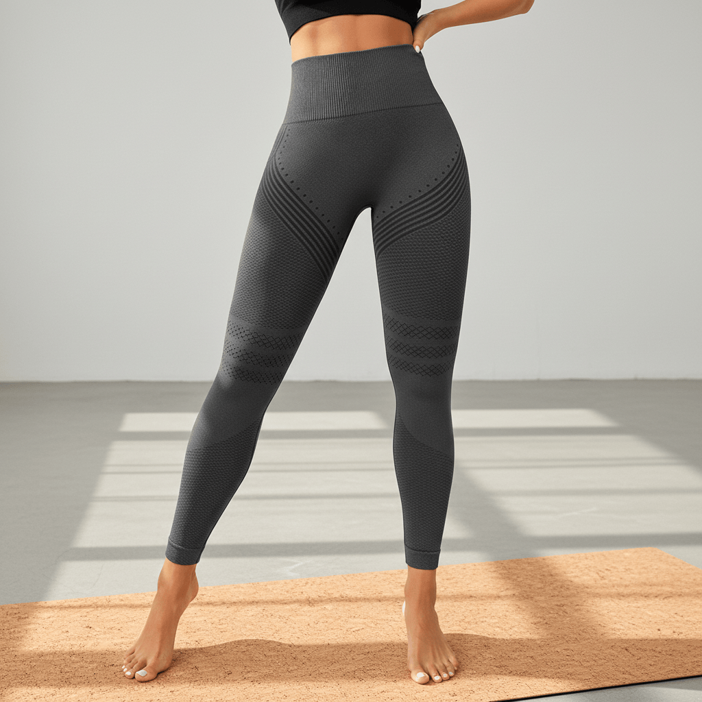 Legging Yoga Femme | Sculptant : Taille Haute Gainante, Effet Drainant