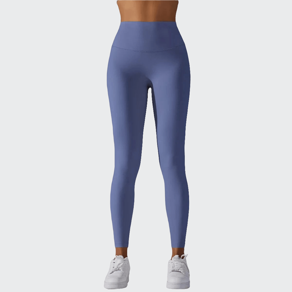 Pantalon Yoga Femme | Leggins Regular Taille Haute Blue / XS