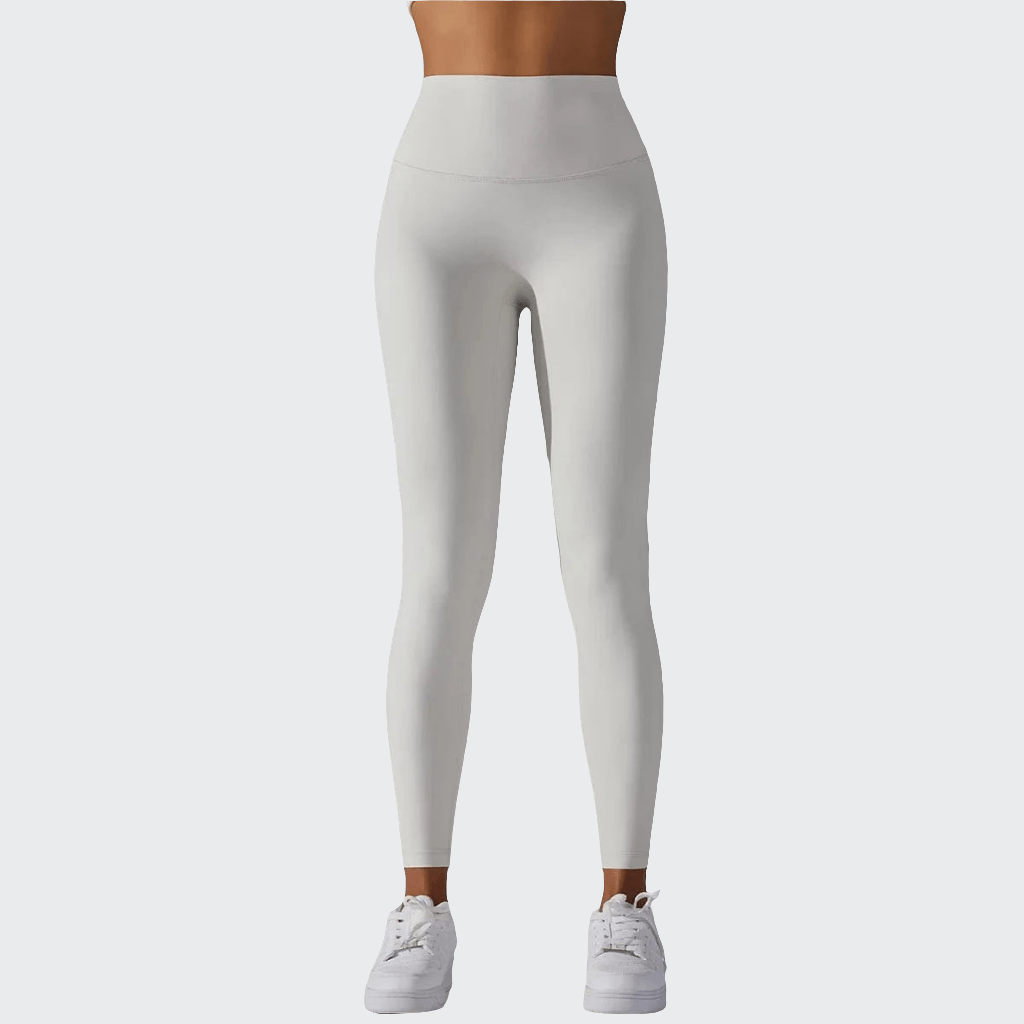 Pantalon Yoga Femme | Leggins Regular Taille Haute White / XS