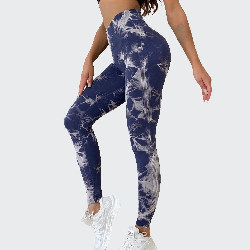 Pantalon Yoga Femme | Slim Peint Navy blue / S