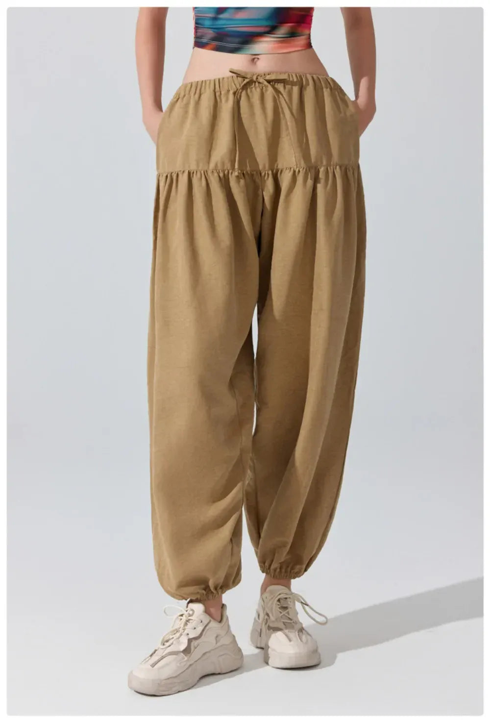 Pantalon Yoga Femme|Zen Ample Sarouel : coupe large et fluide