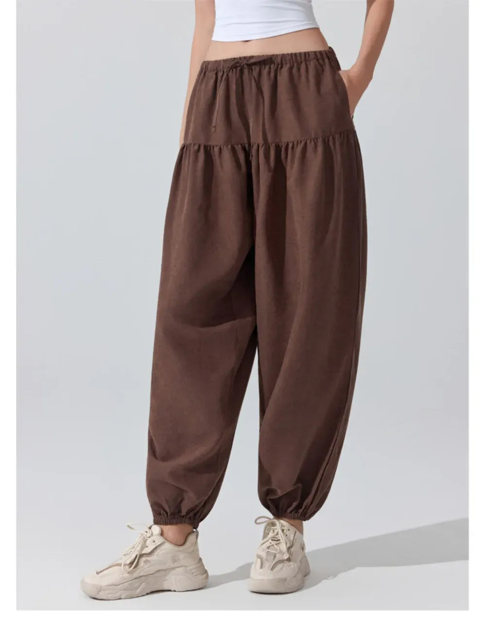 Pantalon Yoga Femme|Zen Ample Sarouel : coupe large et fluide