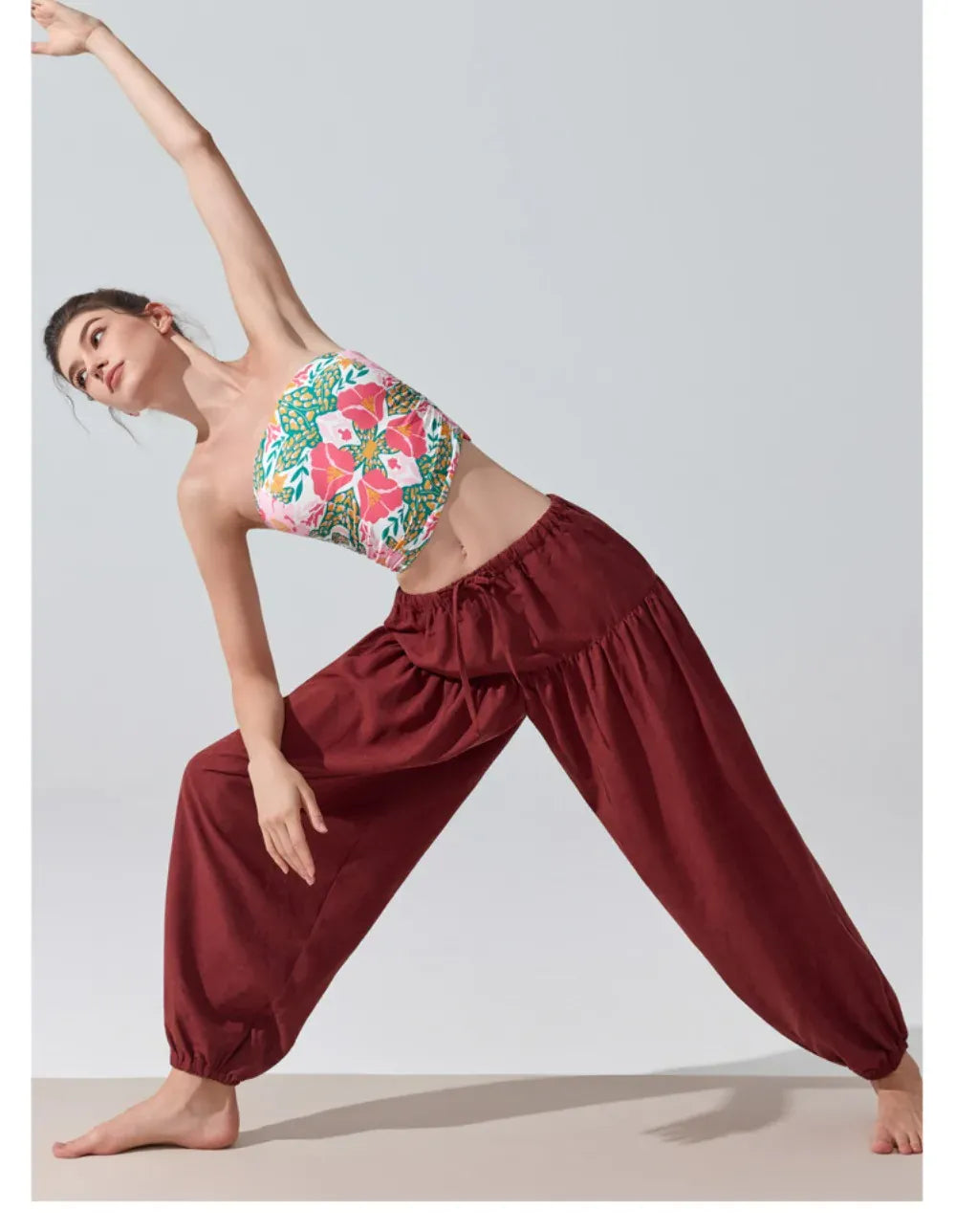 Pantalon Yoga Femme|Zen Ample Sarouel : coupe large et fluide