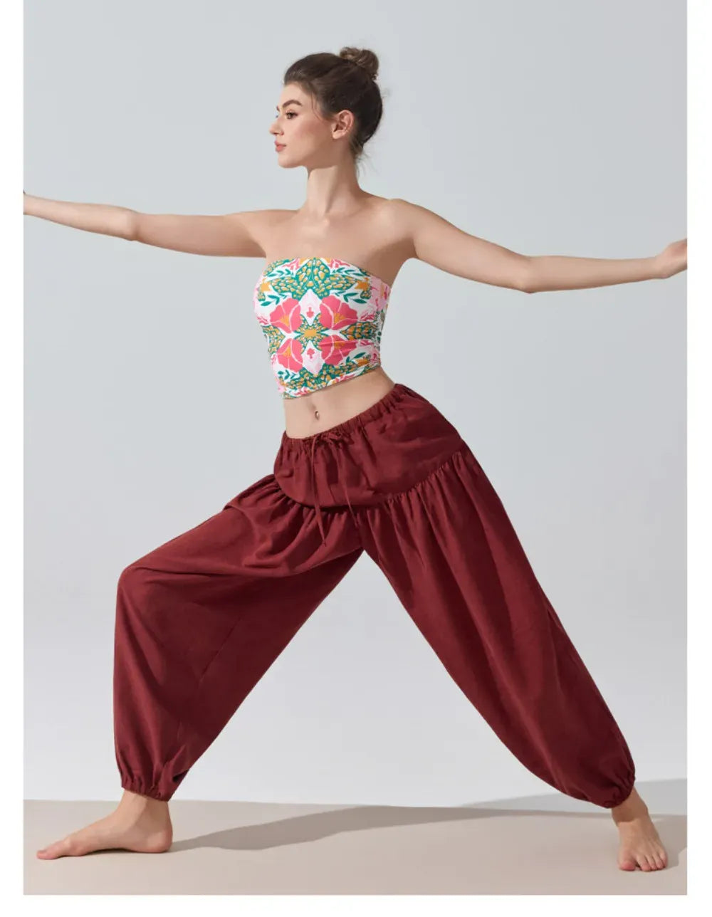 Pantalon Yoga Femme|Zen Ample Sarouel : coupe large et fluide