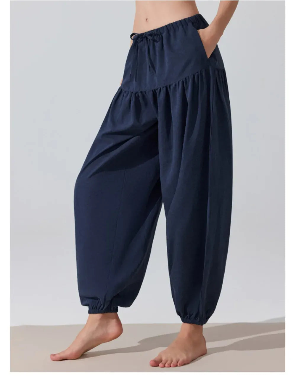 Pantalon Yoga Femme|Zen Ample Sarouel : coupe large et fluide