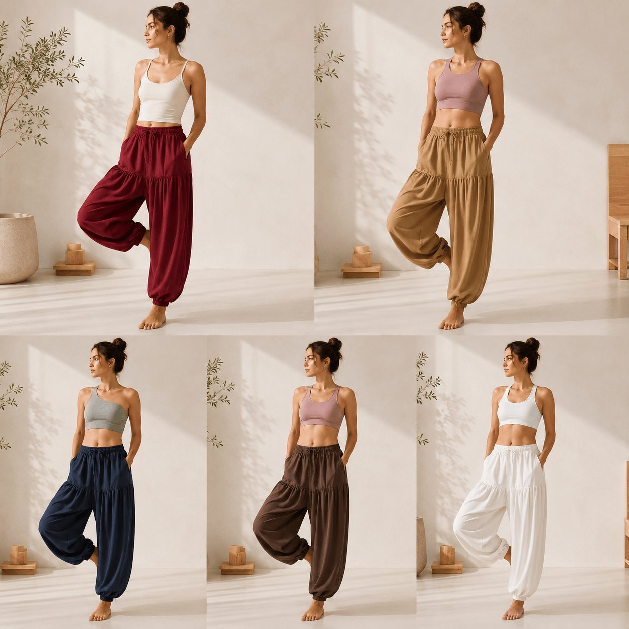 Pantalon Yoga Femme | Zen Ample Sarouel : coupe large et fluide