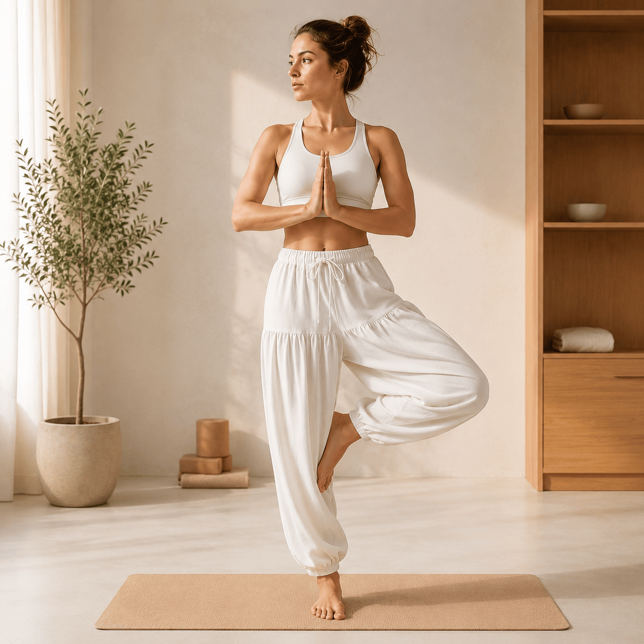 Pantalon Yoga Femme | Zen Ample Sarouel : coupe large et fluide