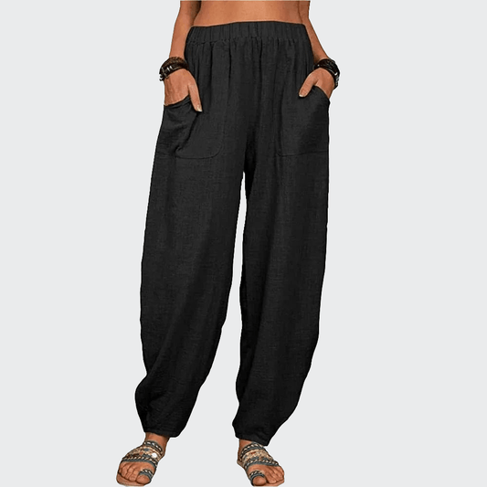 Pantalon Yoga Femme | Zen Cool Retro : pour un style unique black / XXXL