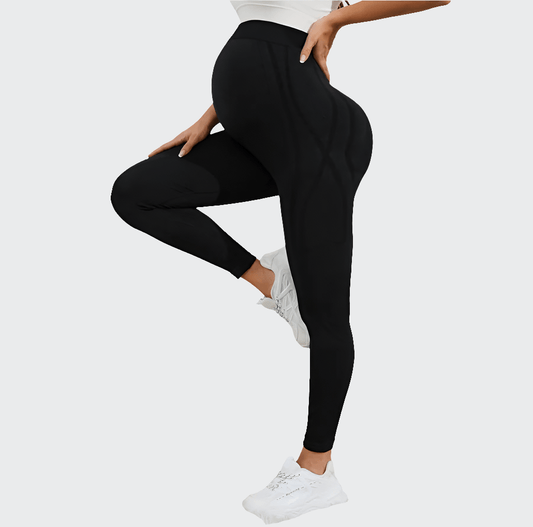 Pantalon yoga femme | Zen maternity black / M